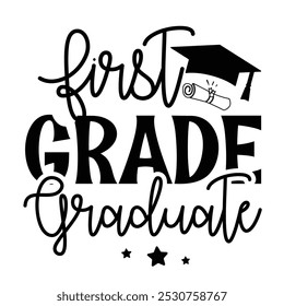 Graduate Theme T shirt Design Vector EPS