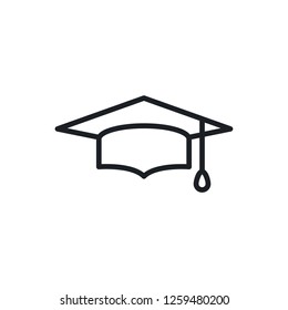 graduate vector icon