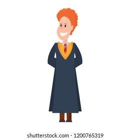 graduate woman wearing graduation gown
