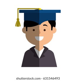 graduated avatar character icon