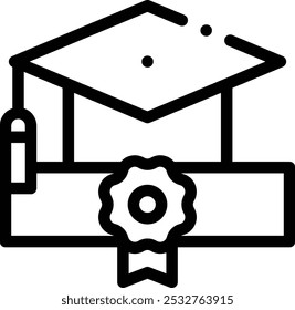 icono de cilindro graduado. Diseño De Estilo Lineal Delgado Aislado Sobre Fondo Blanco
