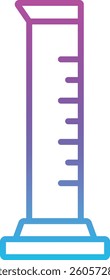 Graduated Cylinder vector icon. Can be used for printing, mobile and web applications.
