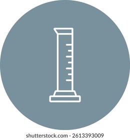 Graduated Cylinder vector icon. Can be used for printing, mobile and web applications.