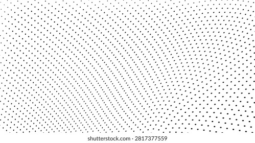 Graduated density of dots accentuates the wavy geometry