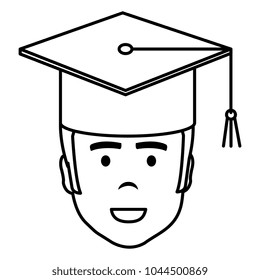 graduated with hat avatar character