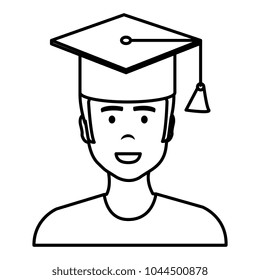 graduated with hat avatar character