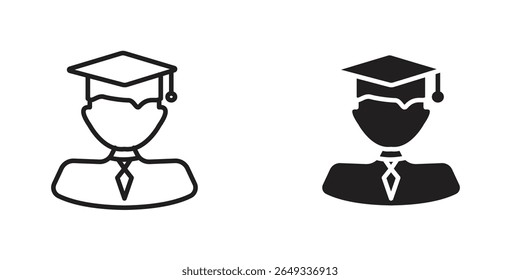 Graduated icon Design Illustrations. editable web icons