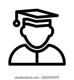 graduated icon or logo isolated sign symbol vector illustration - high quality black style vector icons
