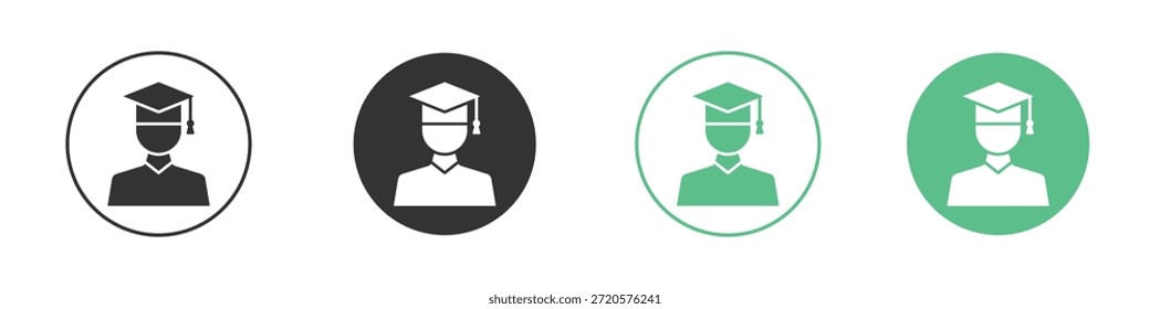 Pictogramas de iconos graduados. Vector EPS 10