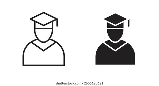 Design vetorial de ícones graduados. definir ícones da Web