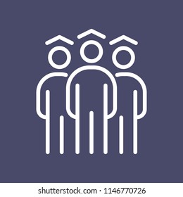 Graduated student icon simple flat style outline illustration.