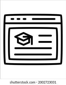 Graduado,diploma completo editable icono vector

