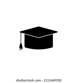 graduate's cap icon. Element of education icon for mobile concept and web apps. Detailed graduate's cap icon can be used for web and mobile. Premium icon on white background