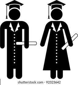 Graduates pictogram