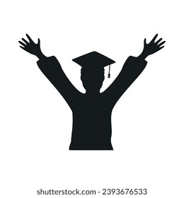 Studentendesign-Vektorgrafik einzeln