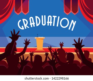 Graduating students in celebration design