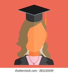 Graduating young woman
