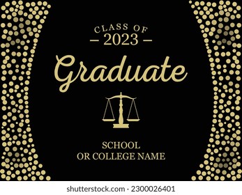 Graduation 2023, Senior 2023, Congratulations Graduate 2023, Class of 2023. Printable Graduation Lawn Sign 