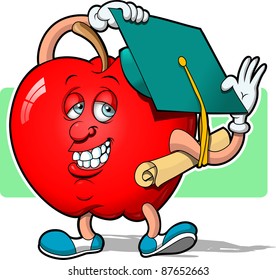 Graduation Apple
