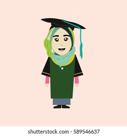 graduation avatar for woman