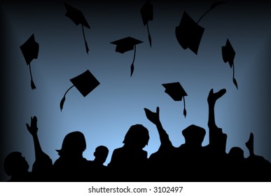 Graduation Background - Vector