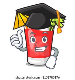 Graduation bloody mary character cartoon