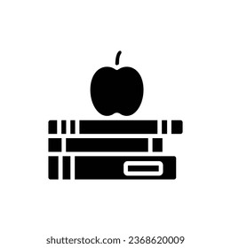 Graduation Book Filled Icon Vector Illustration