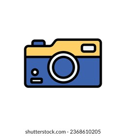 Graduation Camera Icon Vector Illustration