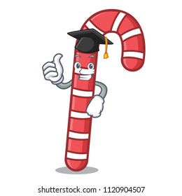 Graduation candy canes character cartoon