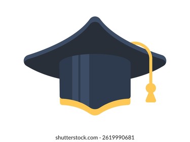 Graduation cap celebrating academic achievement and higher education