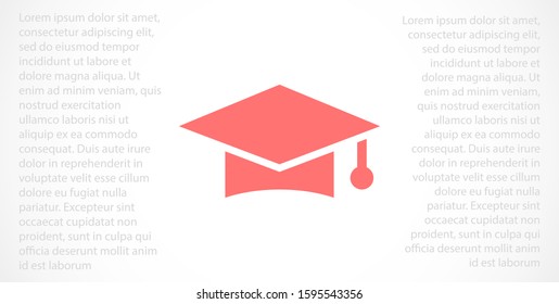 Graduation cap and diploma black web vector icon.Graduation Vector concept illustration for design.Graduation Casual formal and professional vector icon illustration.