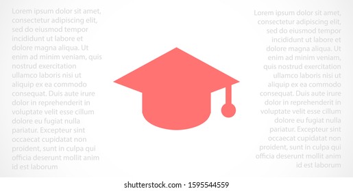 Graduation cap and diploma black web vector icon.Graduation Vector concept illustration for design.Graduation Casual formal and professional vector icon illustration.