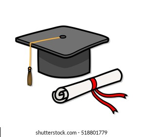 Graduation Cap Diploma Hat Education