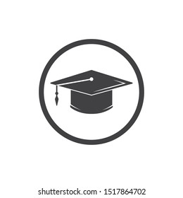 graduation cap diploma vector illustration design template
