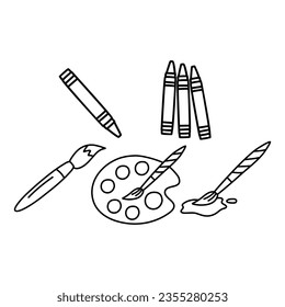 Graduation cap doodle icon. Outlined on white background.