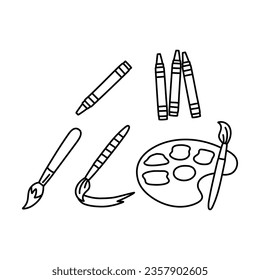 Graduation cap doodle icon. Outlined on white background.