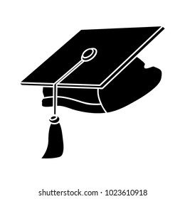 Graduation Cap Flat Icon Stock Vector (Royalty Free) 1023610918 ...