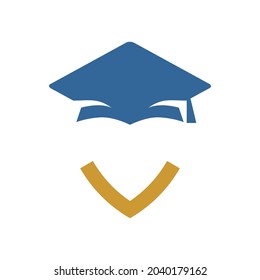 Graduation Cap Graduation Hat Logo Template Symbol