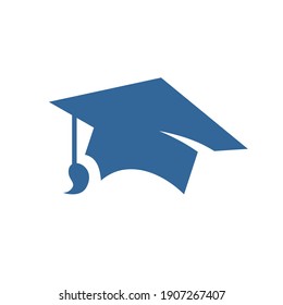 Graduation Cap Hat Simple Logo Symbol