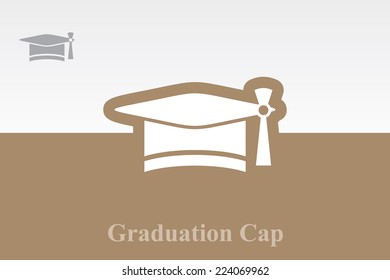 Graduation cap icon 