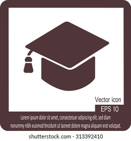 Graduation cap icon