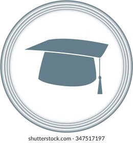 Graduation cap icon