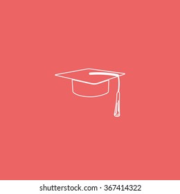 Graduation cap icon.