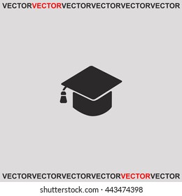 Graduation cap icon.