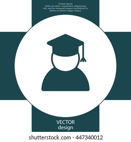 Graduation cap icon