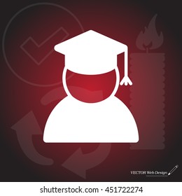 Graduation cap icon