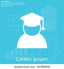 Graduation cap icon