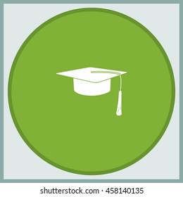 Graduation cap icon.