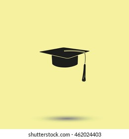 Graduation cap icon.