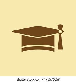 Graduation Cap Icon.